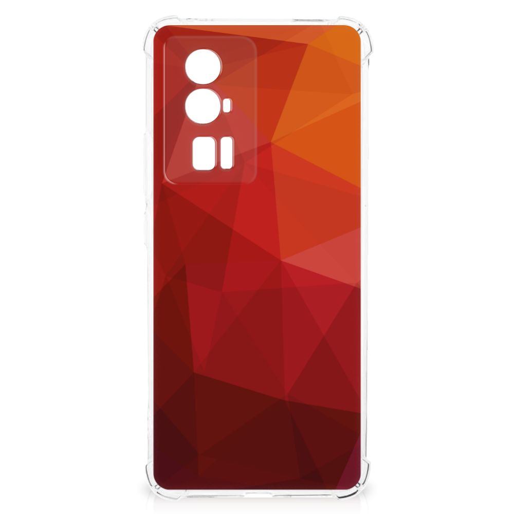 Shockproof Case voor Xiaomi Poco F5 Pro Polygon Red B2C Telecom