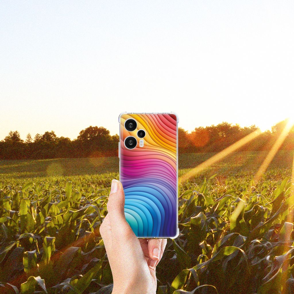 Shockproof Case voor Xiaomi Poco F5 Regenboog B2C Telecom