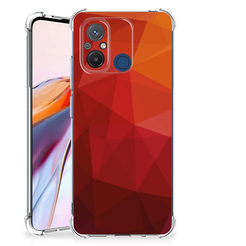 Shockproof Case voor Xiaomi Redmi 12C Polygon Red B2C Telecom
