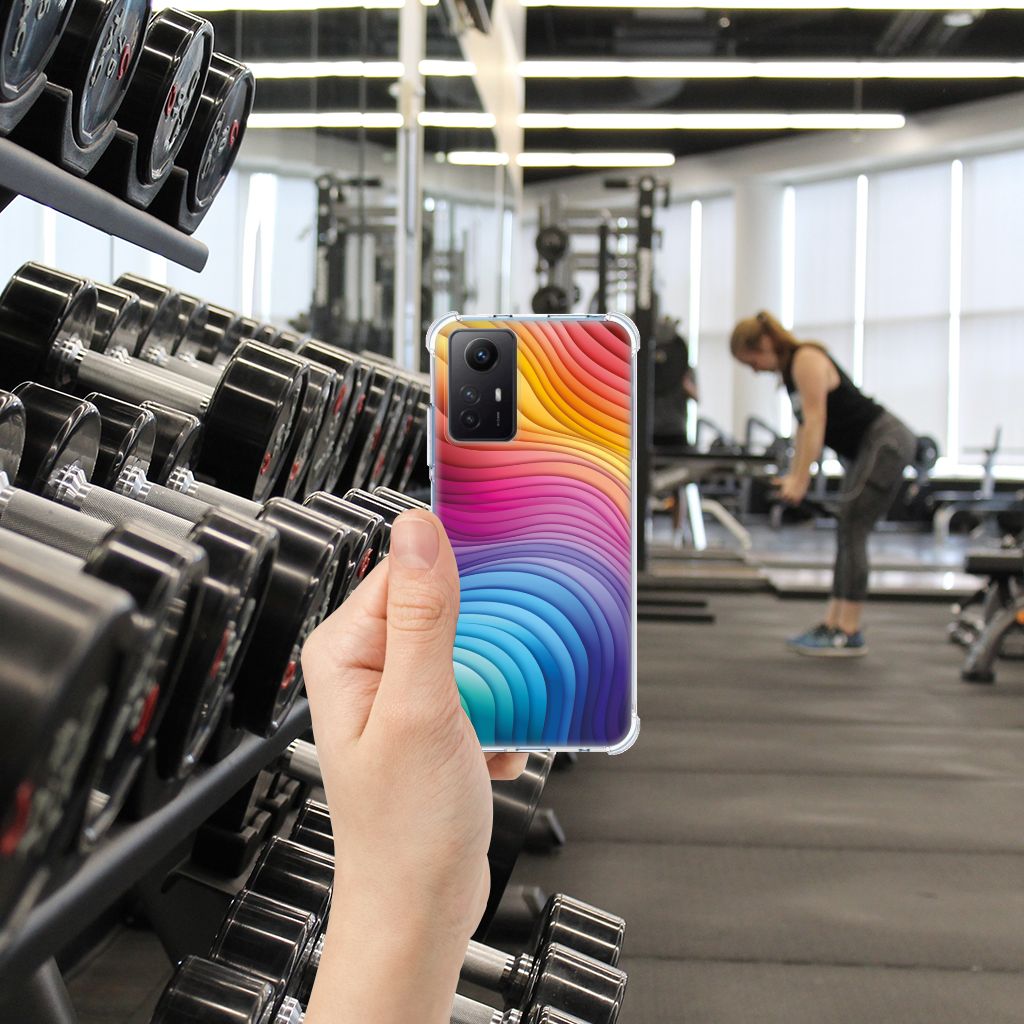 Shockproof Case voor Xiaomi Redmi Note 12s Regenboog B2C Telecom