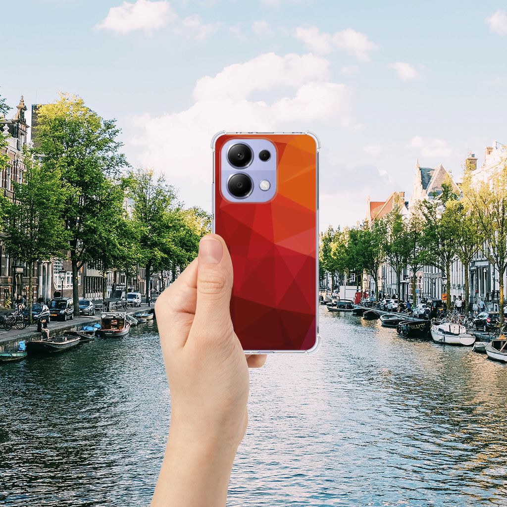 Shockproof Case voor Xiaomi Redmi Note 13 4G Polygon Red B2C Telecom