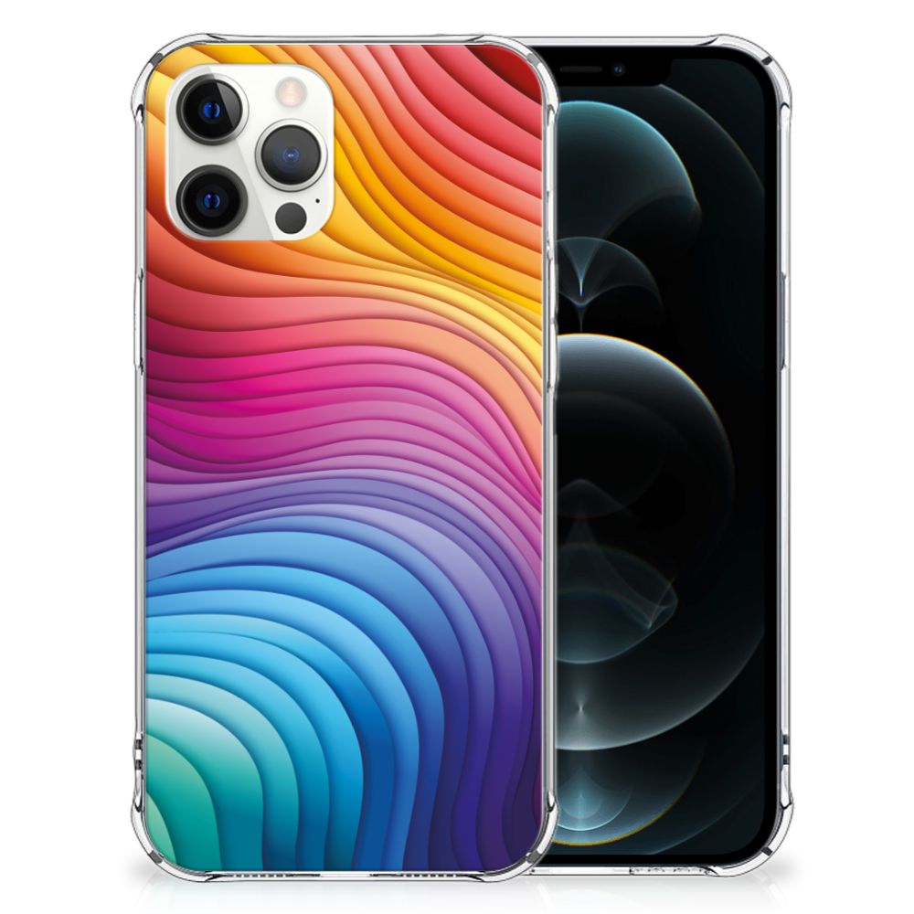 Shockproof Case voor iPhone 12 Pro Max Regenboog B2C Telecom