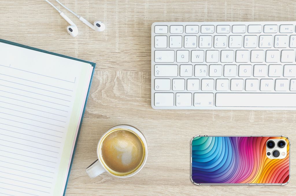 Shockproof Case voor iPhone 12 Pro Max Regenboog B2C Telecom