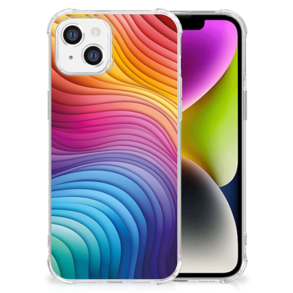 Shockproof Case voor iPhone 14 Regenboog B2C Telecom