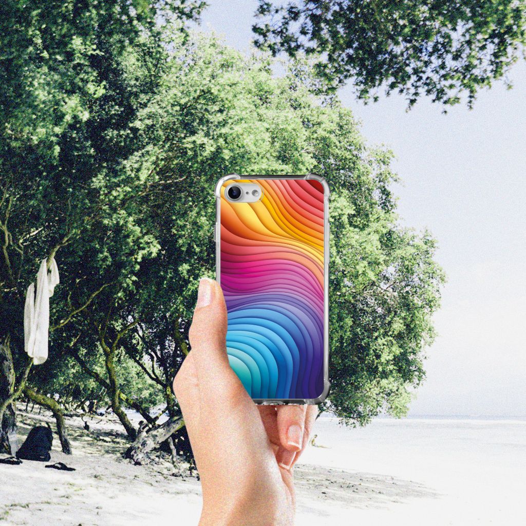 Shockproof Case voor iPhone SE 2022/2020 | iPhone 8/7 Regenboog B2C Telecom
