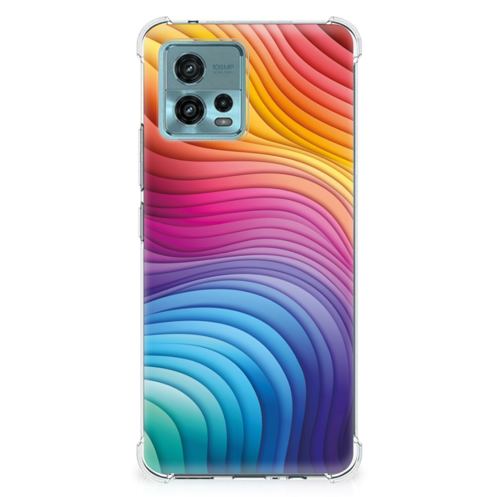 Shockproof Case voor otorola Moto G72 Regenboog B2C Telecom