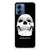 Motorola Moto G14 Silicone Back Case Skull Eyes voorzijde