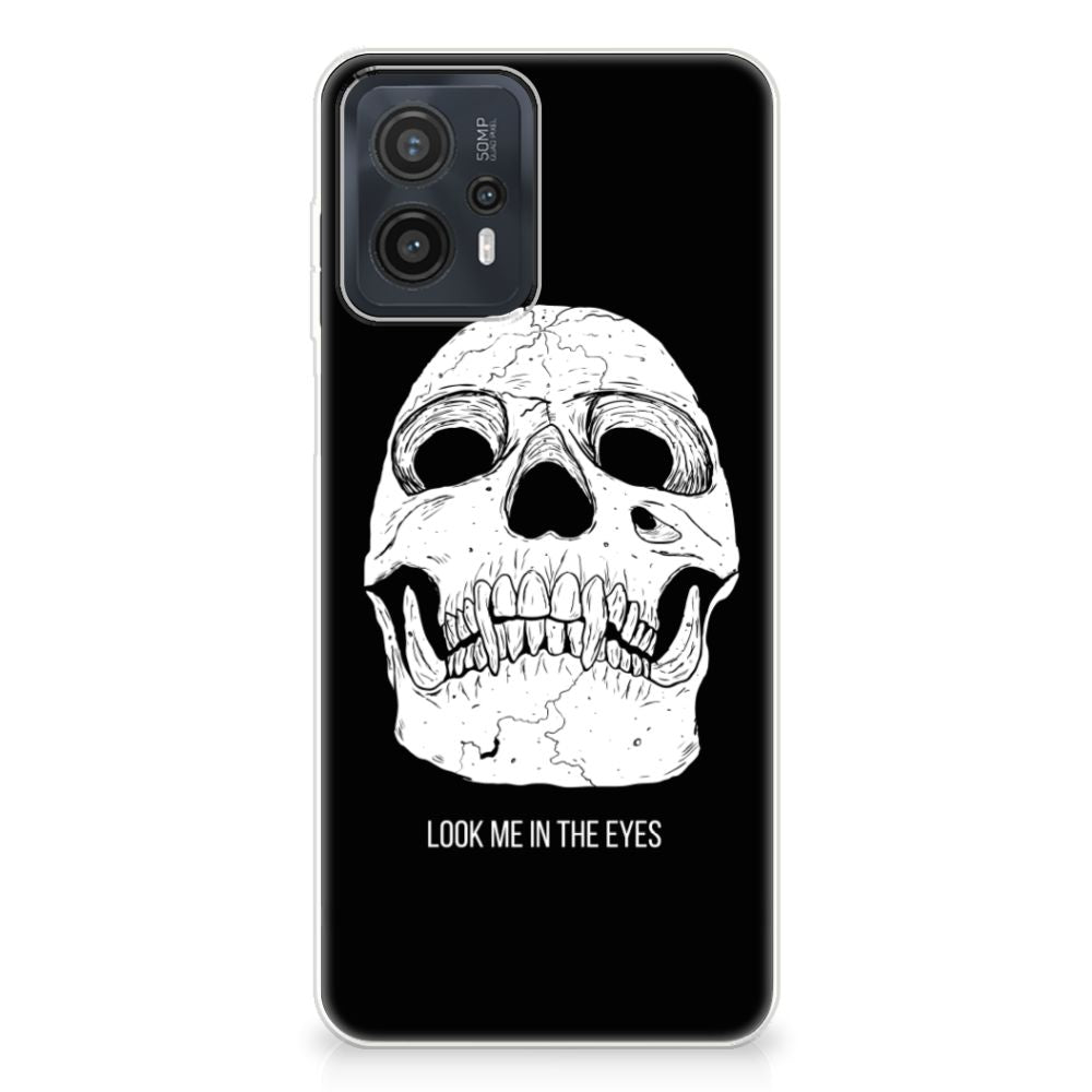 Silicone Back Case Motorola Moto G23 | G13 Skull Eyes achterzijde