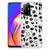Silicone Back Case OPPO A94 5G | Reno5 Z Silver Punk design zwart wit