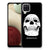 Samsung Galaxy A12 Silicone Back Case Skull Eyes achterkant