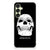 Samsung Galaxy A35 Silicone Back Case Skull Eyes achterzijde