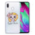 Silicone Back Case Samsung Galaxy A40 Boho Skull