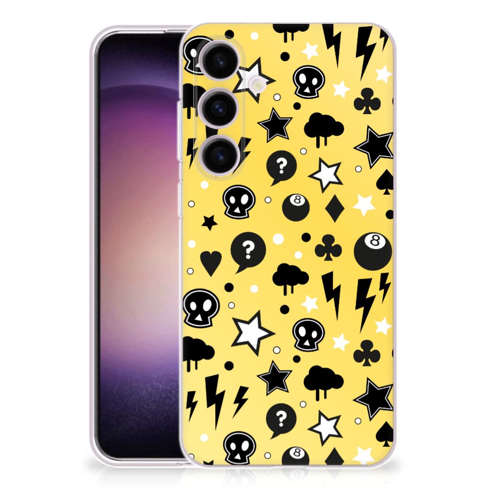 Silicone Back Case Samsung Galaxy S24 Punk Geel B2C Telecom