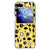 Samsung Galaxy Z Flip 6 Silicone Back Case Punk Geel achterkant
