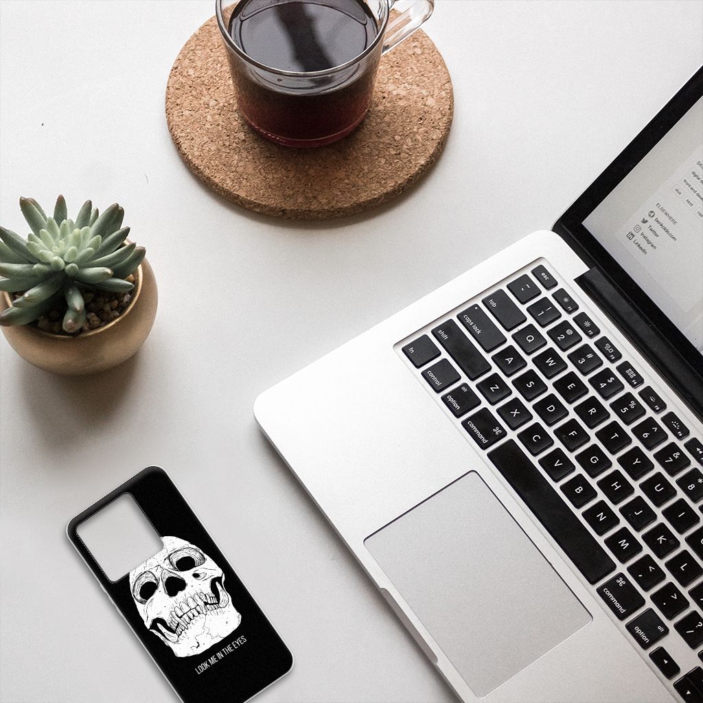 Silicone Back Case Xiaomi 13T Skull Eyes