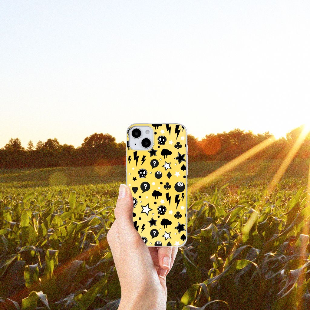 Silicone Back Case iPhone 15 Punk Geel B2C Telecom