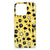 Silicone Back Case iPhone 16 Pro Max Punk Geel telefoonhoesje punk yellow design bovenaanzicht