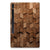 Samsung Galaxy Tab S7 Plus | S8 Plus Silicone Tablet Hoes Wooden Cubes achterzijde