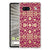 Google Pixel 7A Siliconen Hoesje Barok Pink design achterkant