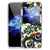 Samsung Galaxy Z Flip 5 Siliconen Hoesje Barok Flower achterzijde bloemen ogen