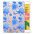 Apple iPad 10.2 Siliconen Hoesje voor Apple iPad 10.2 | iPad 10.2 (2020) | 10.2 (2021) Flowers Blue achter