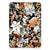 Siliconen Hoesje voor iPad Pro 11 (2024) Dark Flowers achterkant bloemen design
