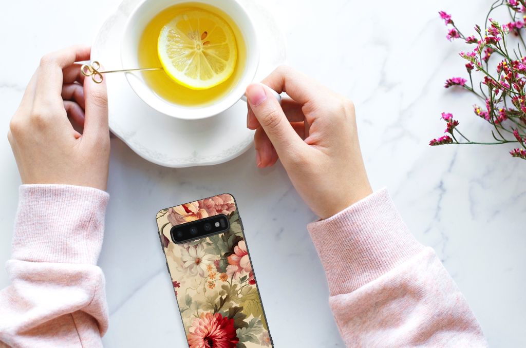 Skin Case voor Samsung Galaxy S10 Bloemen B2C Telecom