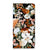 Motorola Moto G53 Smart Cover Dark Flowers voorkant