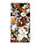 Motorola Moto G72 Smart Cover Dark Flowers vooraanzicht