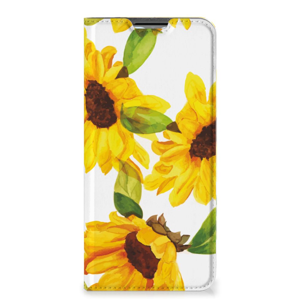 Smart Cover voor OPPO A54s | A16 | A16s Zonnebloemen - B2C Telecom