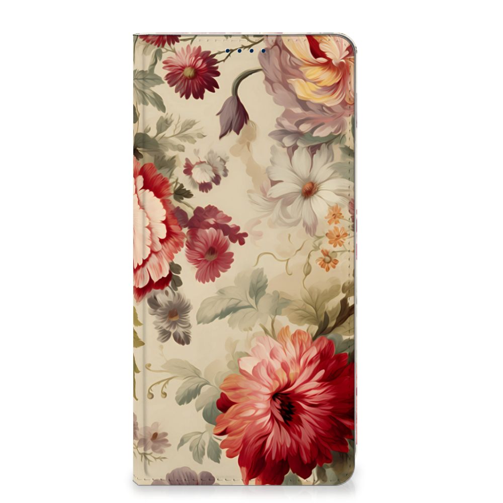 OnePlus Nord 4 Smart Cover Bloemen bloemen motief voorkant