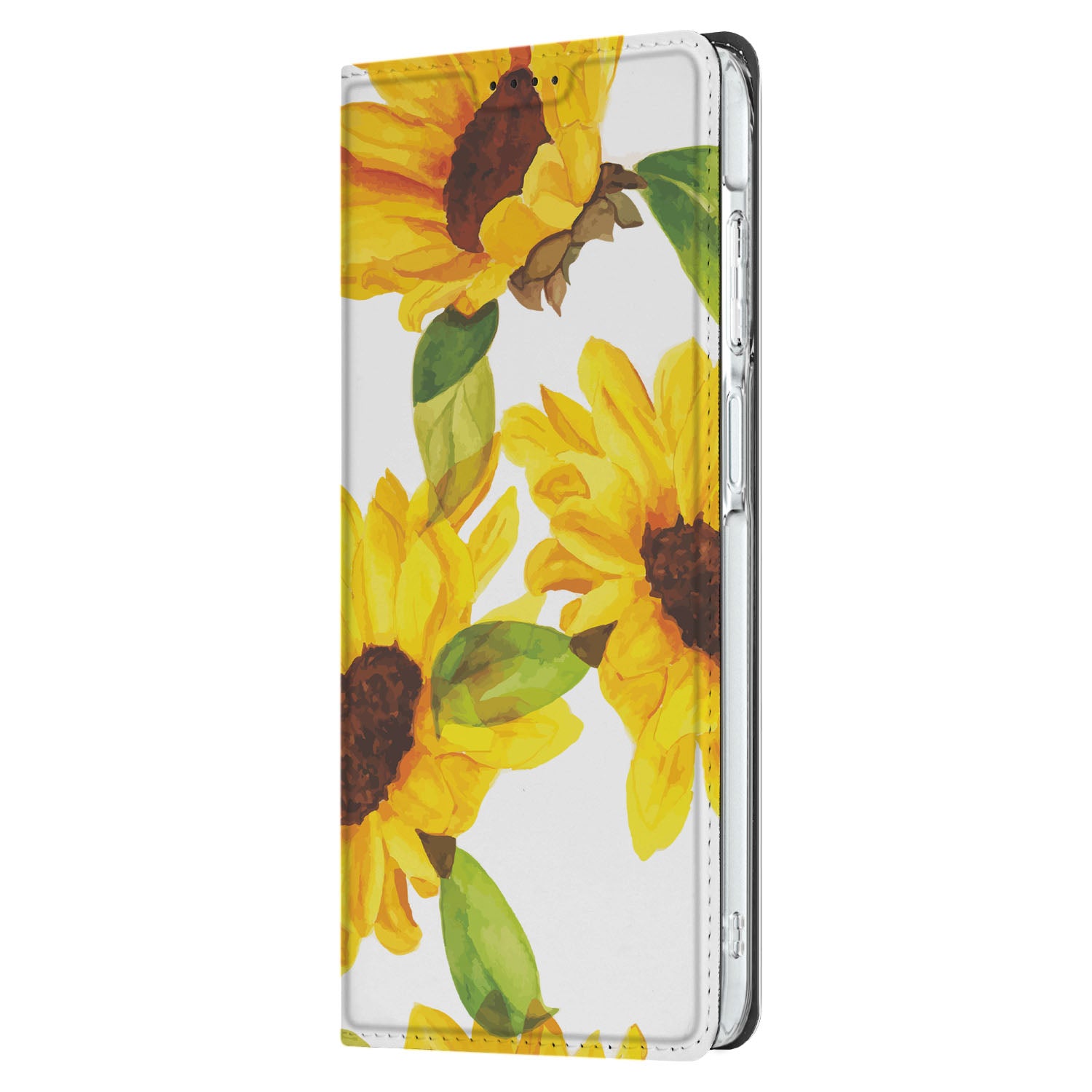 Samsung Galaxy A26 Smart Cover Zonnebloemen voorkant