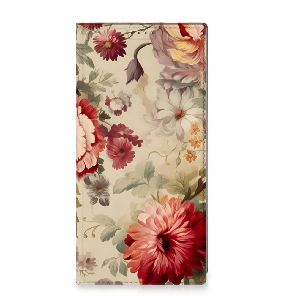 Samsung Galaxy S25 Ultra Smart Cover Bloemen vooraanzicht