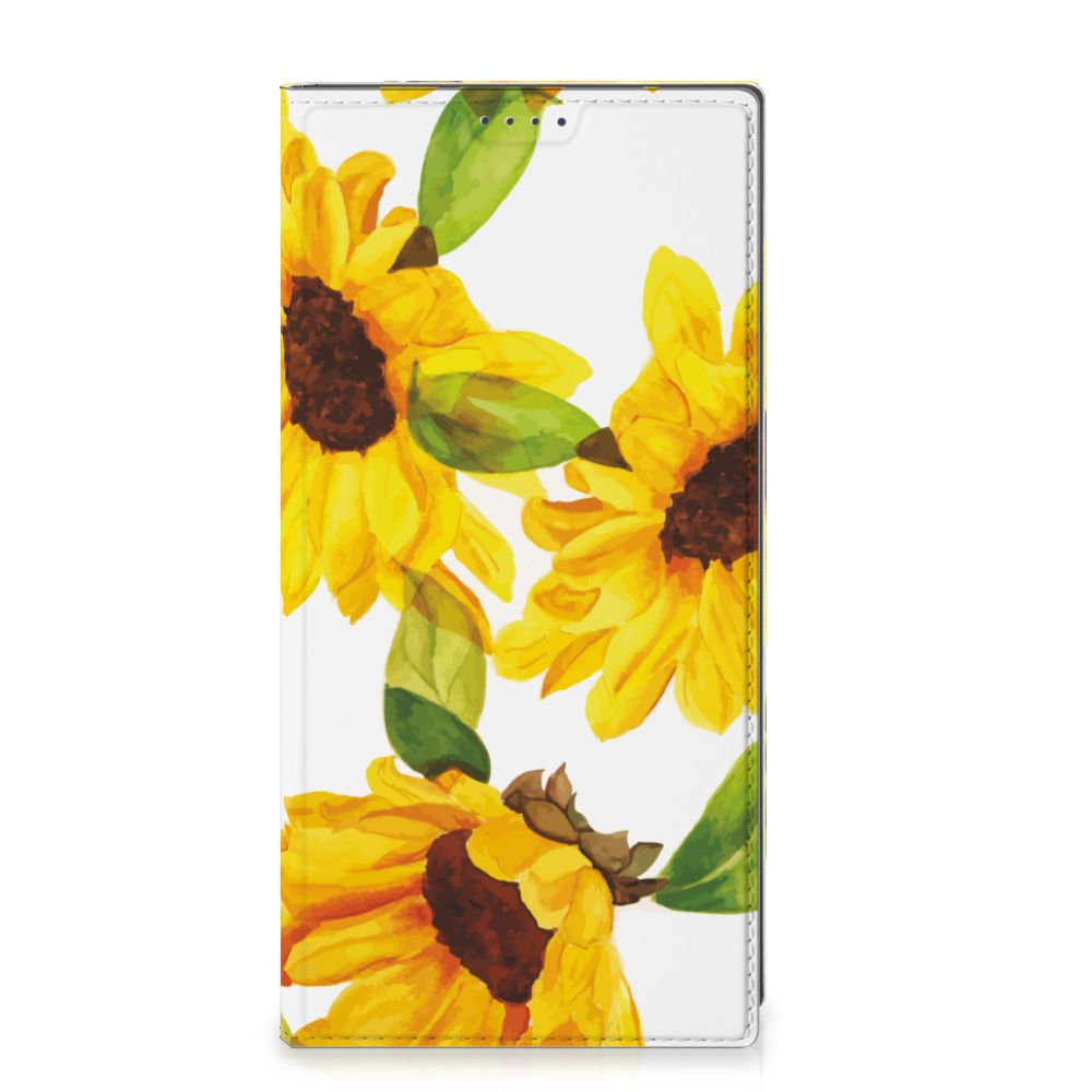 Samsung Galaxy S25 Ultra Smart Cover Zonnebloemen vooraanzicht