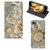 Smart Cover voor iPhone 7 | 8 | SE (2020) | SE (2022) Vintage Bird Flowers met bloemen en vogels, stijlvolle bescherming voor je telefoon.