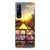 Sony Xperia 1 V Siliconen Back Cover Amsterdamse Grachten fiets zonsondergang grachten water