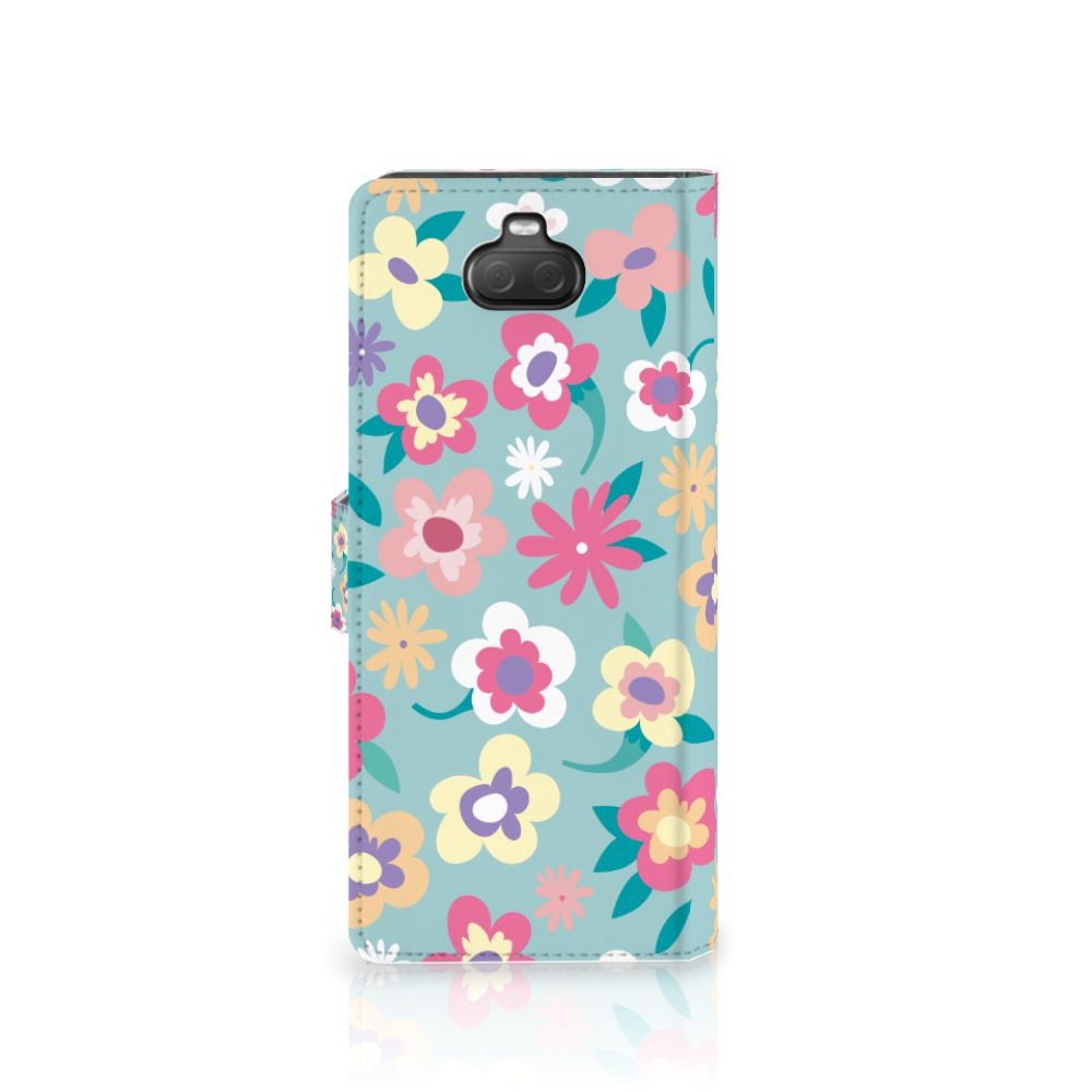Sony Xperia 10 Hoesje Flower Power telefoonhoesje flower power voorkant