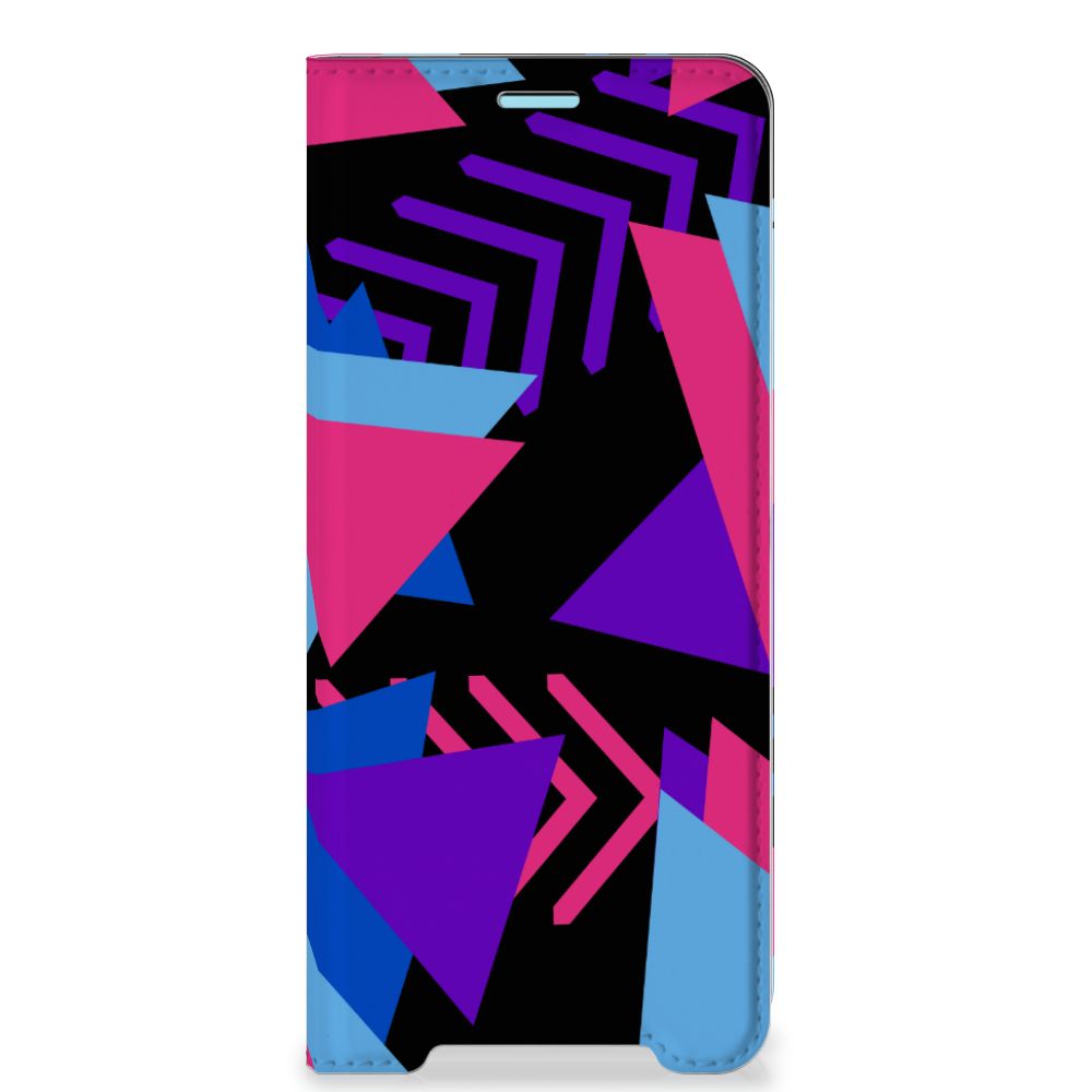 Sony Xperia 10 III Stand Case Funky Triangle ontwerp funky triangle aanzicht