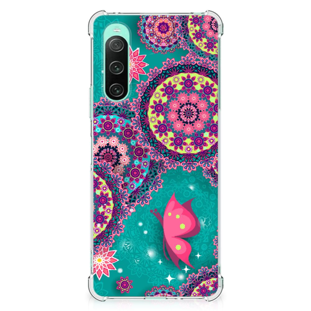 Sony Xperia 10 V Back Cover Cirkels en Vlinders B2C Telecom