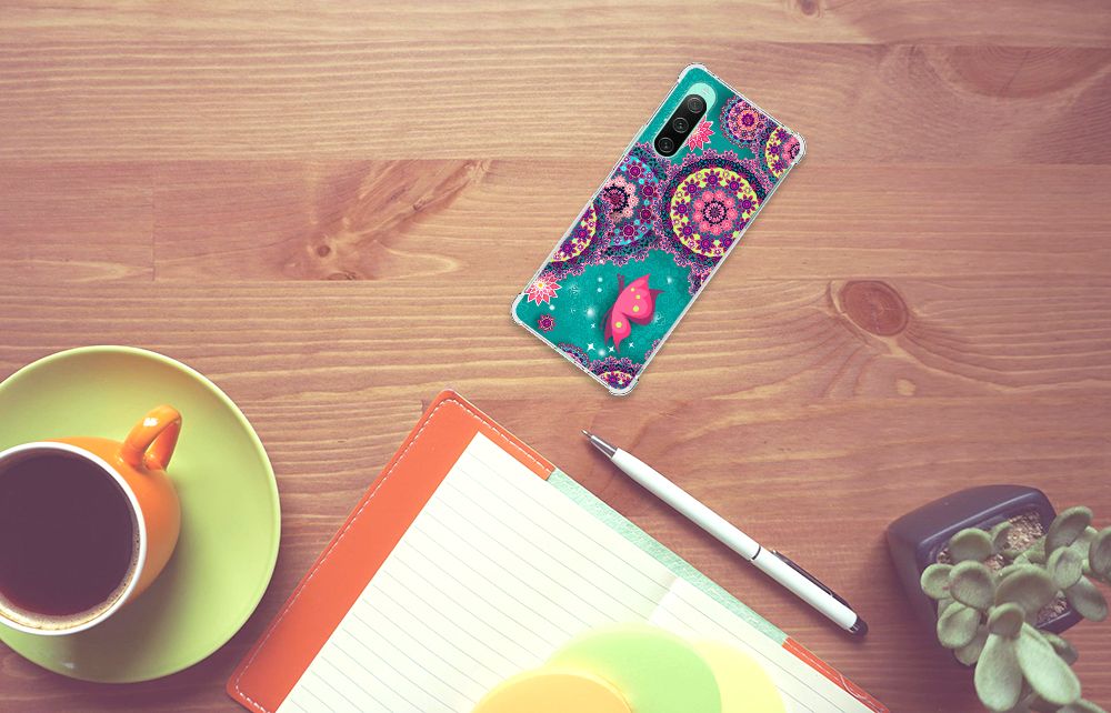 Sony Xperia 10 V Back Cover Cirkels en Vlinders B2C Telecom