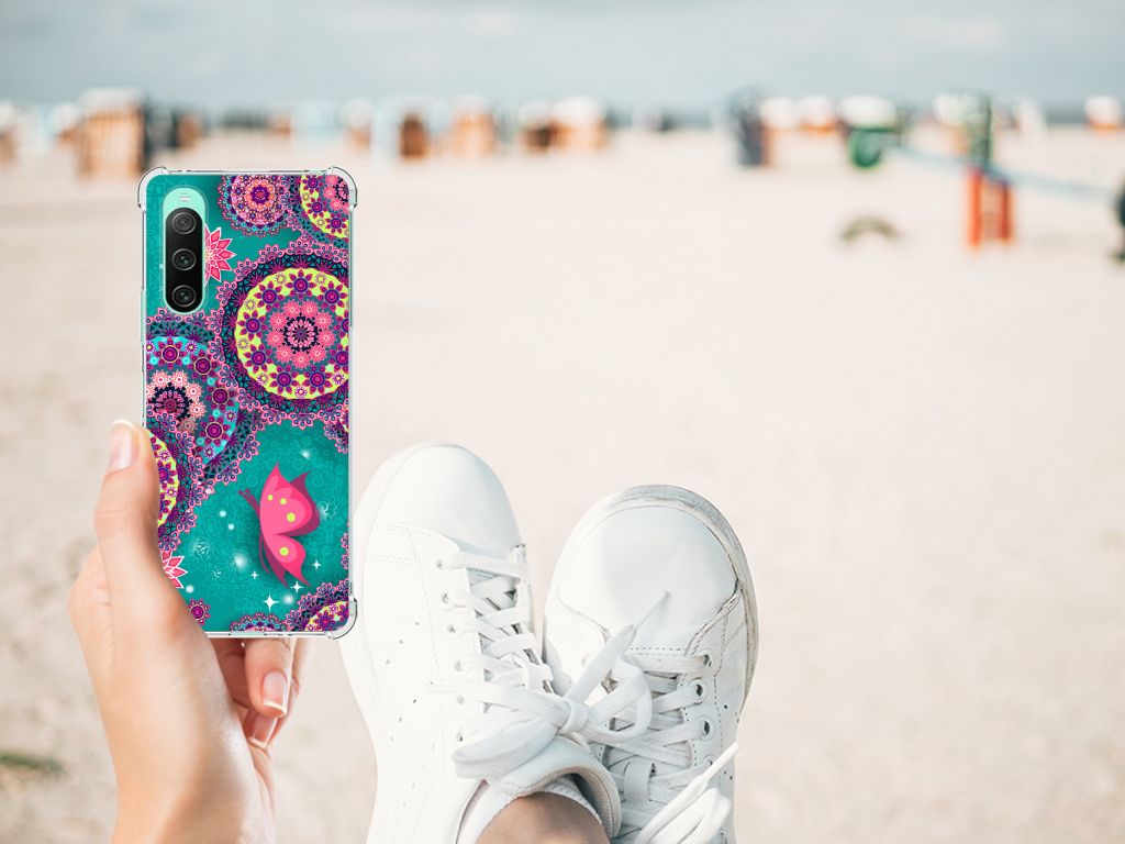 Sony Xperia 10 V Back Cover Cirkels en Vlinders B2C Telecom