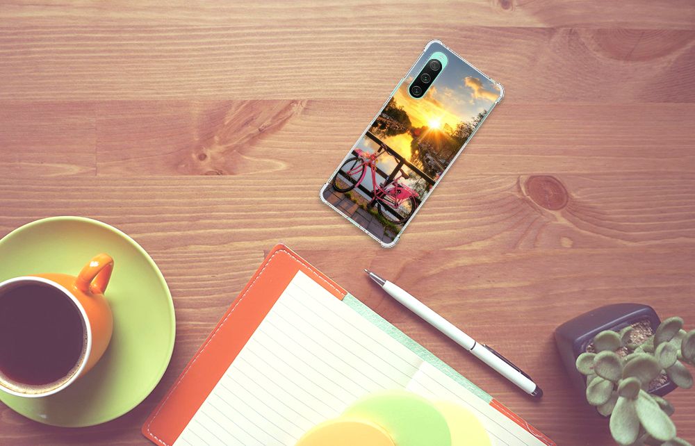 Sony Xperia 10 V Telefoonhoesje met valbescherming Amsterdamse Grachten B2C Telecom