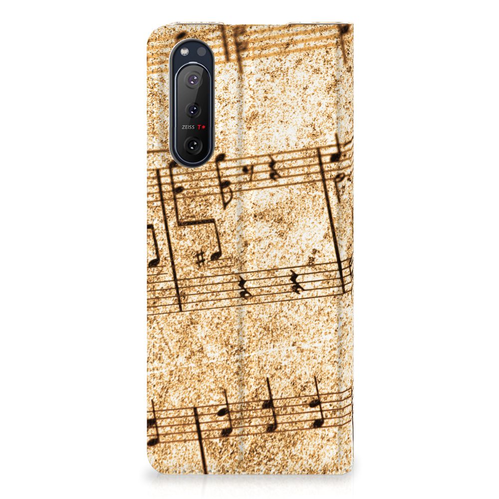 Sony Xperia 5 II Stand Case Bladmuziek - B2C Telecom