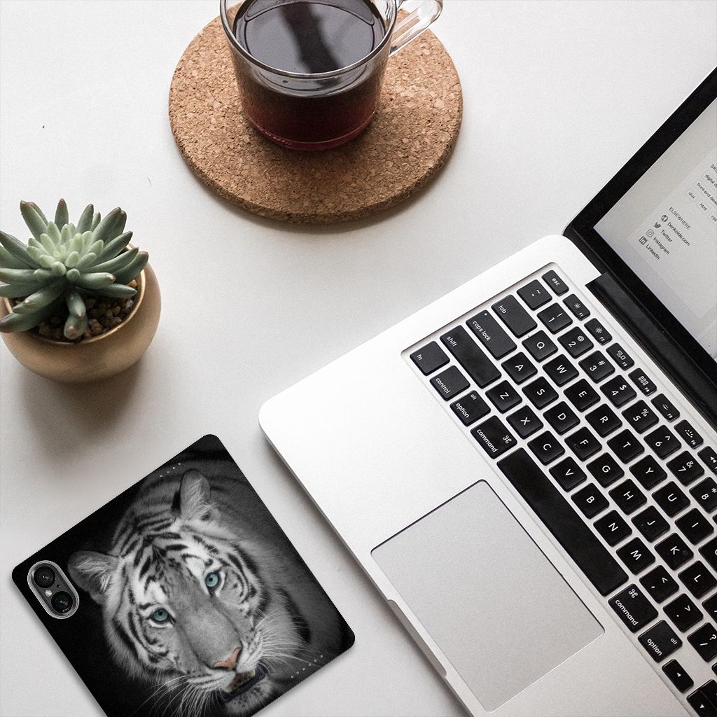 Sony Xperia 5 V Hoesje maken Tijger stand design tijger aanzicht