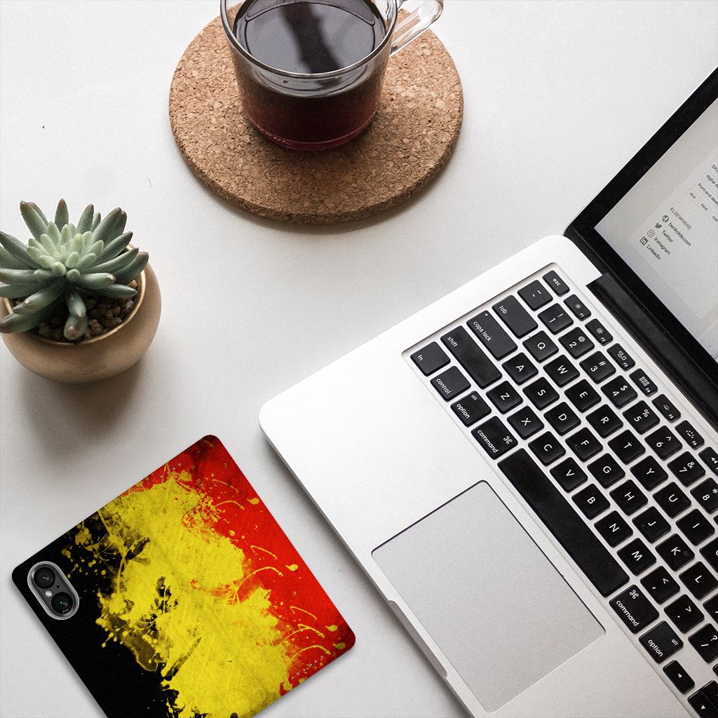 Sony Xperia 5 V Standcase België design Belgische kleuren aanzicht