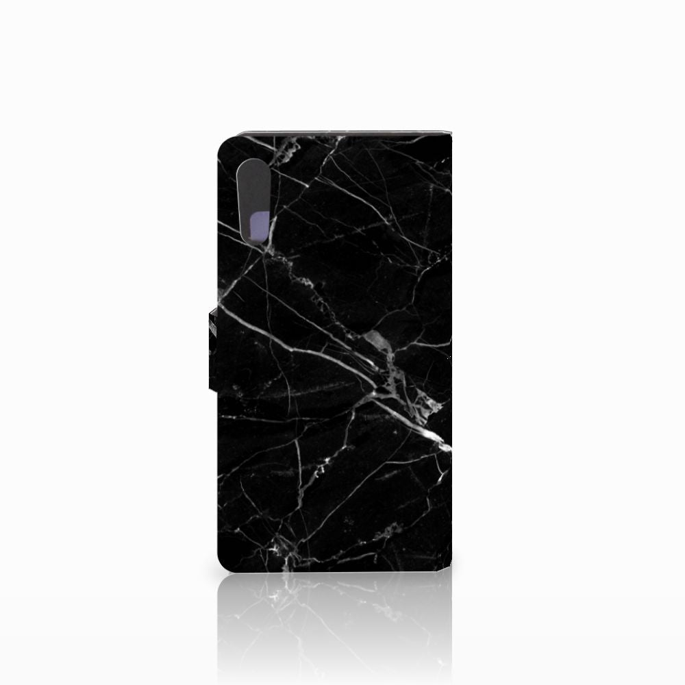 Sony Xperia XZ | Sony Xperia XZs Bookcase Marmer Zwart bookcase marmer zwart aanzicht