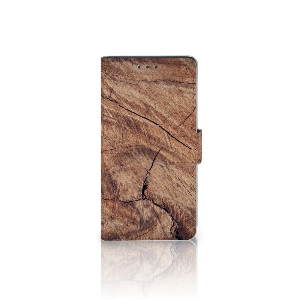 Sony Xperia Z3 Book Style Case Tree Trunk bookstyle case boomstam voorkant
