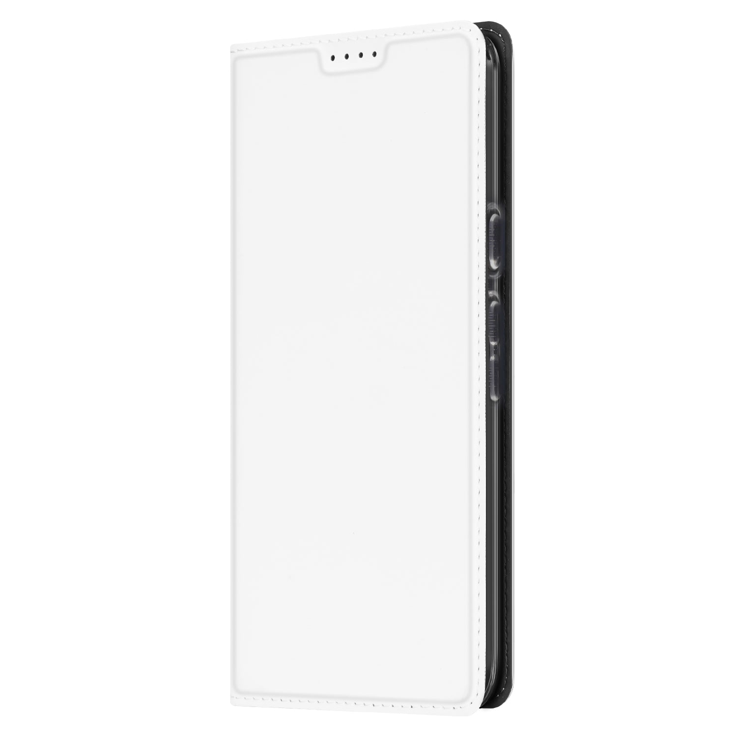 Stand Case Hoesje Google Pixel 9 | 9 Pro Wit met Pashouder ontwerp zijaanzicht