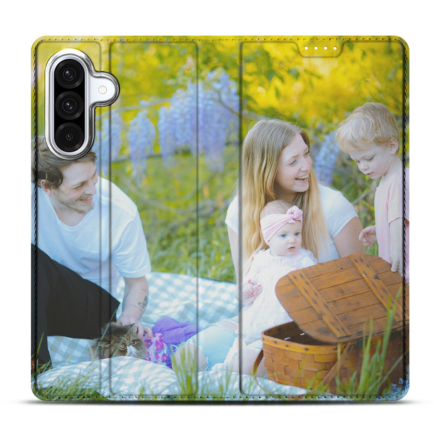 Samsung Galaxy A56 A36 Stand Case Hoesje Maken familie kinderen ontwerp