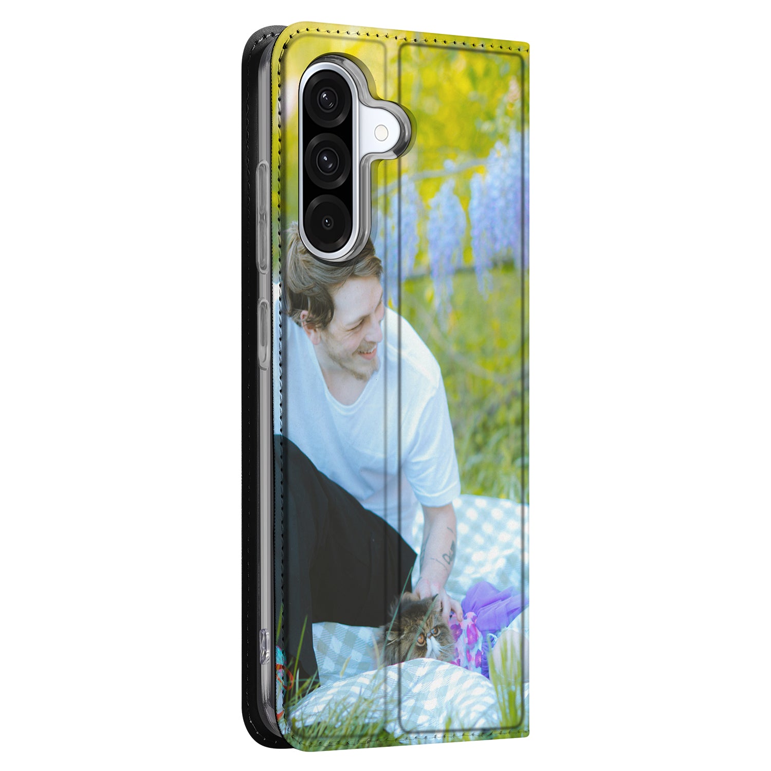 Samsung Galaxy A56 Stand Case Hoesje Maken ontwerp foto dieren anzicht